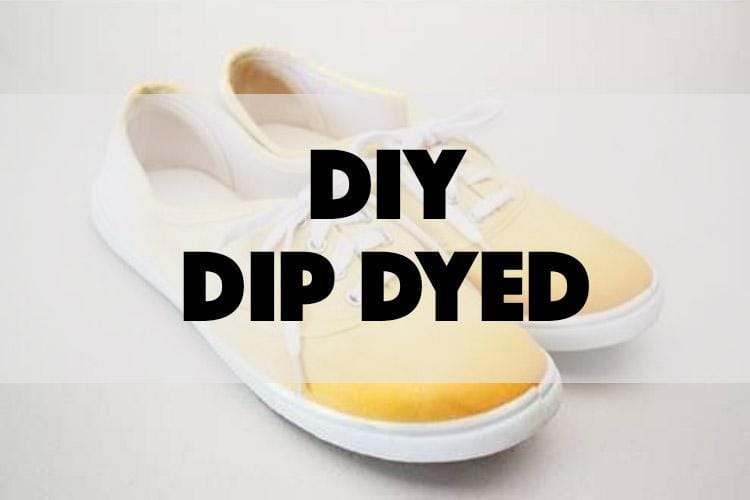 DIY: DYED SNEAKERS