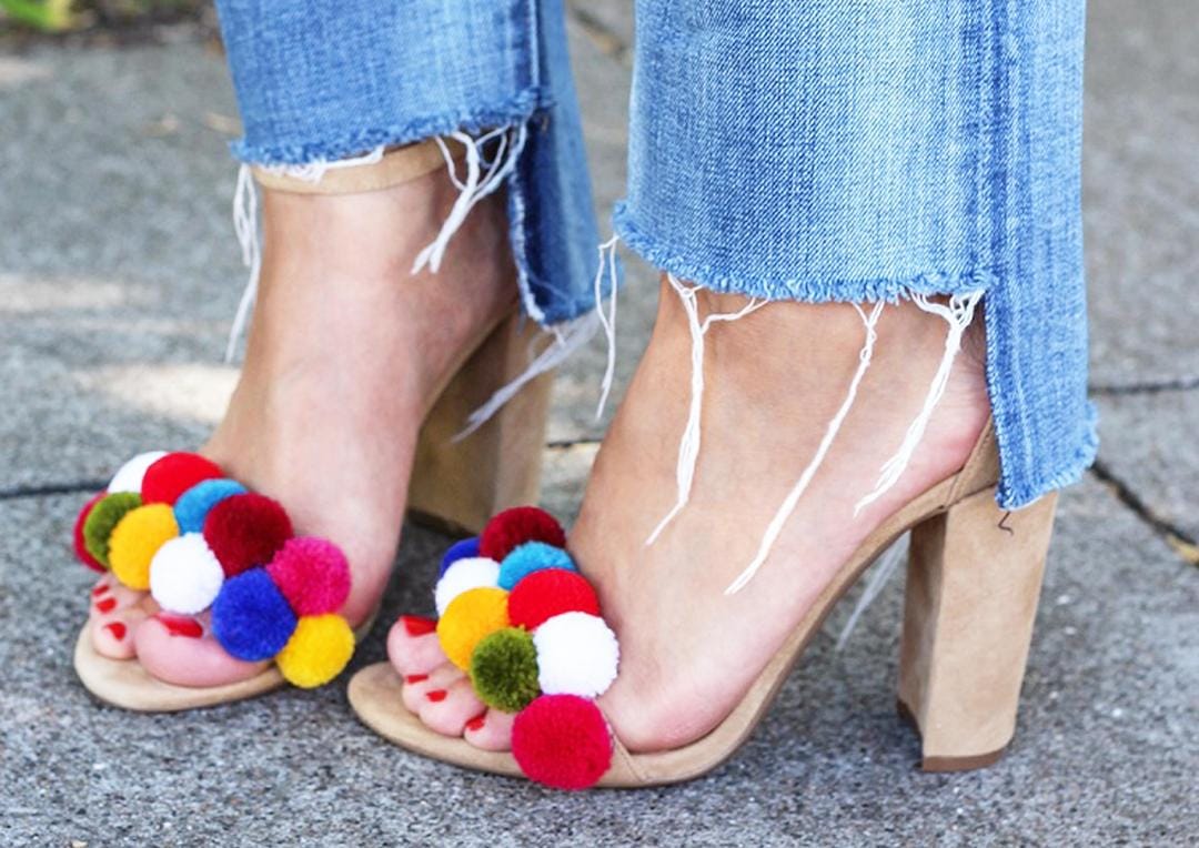 Yuk, Bikin Pom Pom High Heels Dengan Ide DIY Berikut