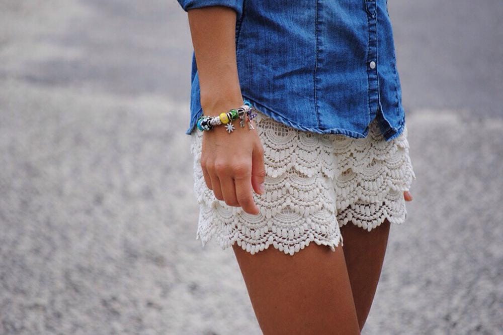 DIY : Lovely Lace Short Ala POPBELA