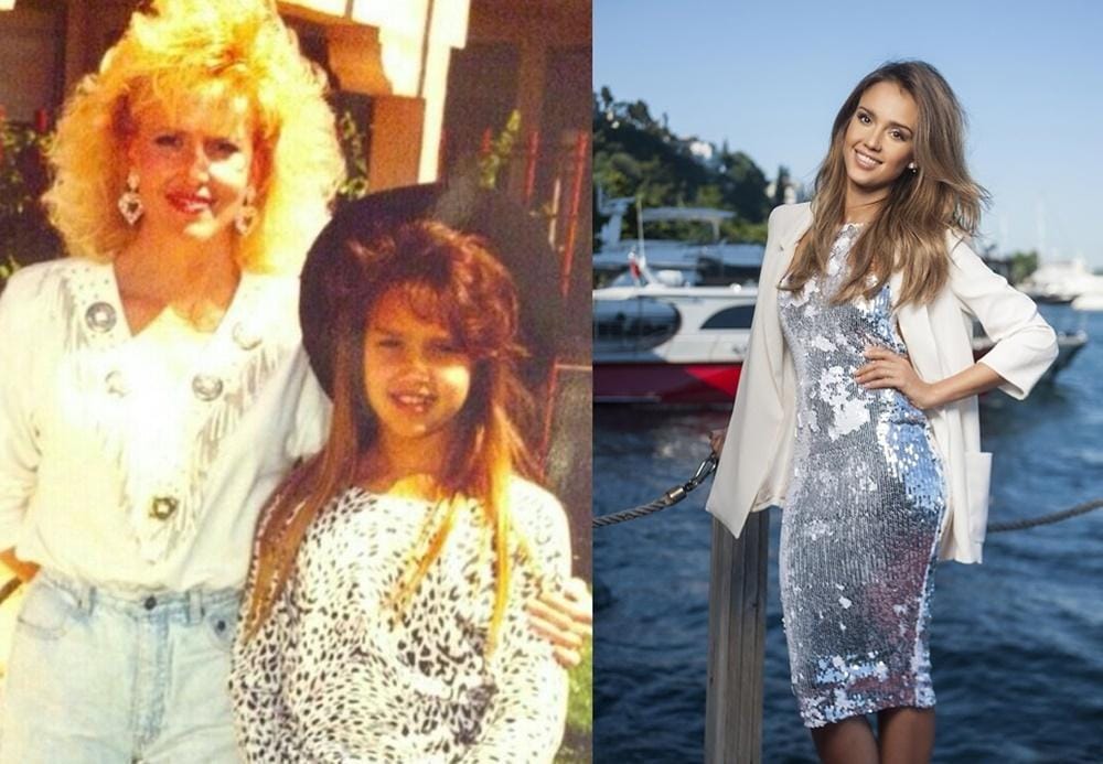 sumber: Pinterest / Jessica Alba (kiri), www.celebmafia.com (kanan)