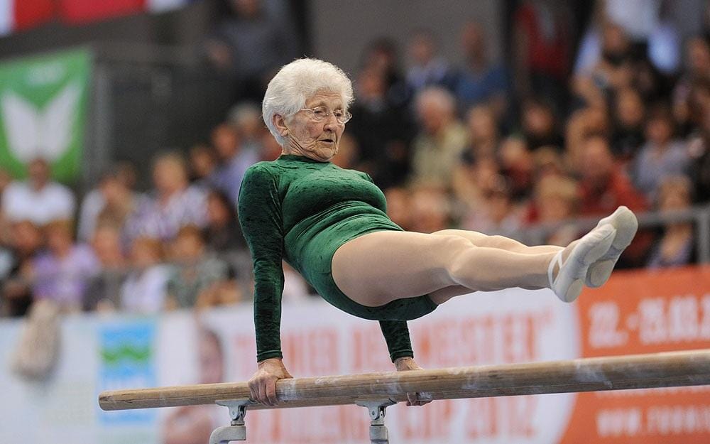 Johanna Quaas, Si Nenek Lincah yang Jadi Atlet Gimnastik Tertua!