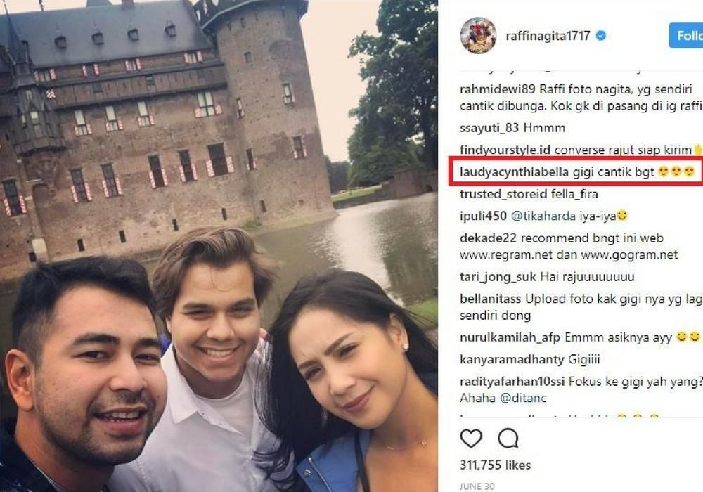 Via Instagram/@raffinagita1717 