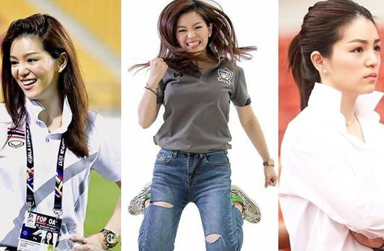 Manager Sepak Bola Cantik Asal Thailand yang Curi Perhatian Warganet