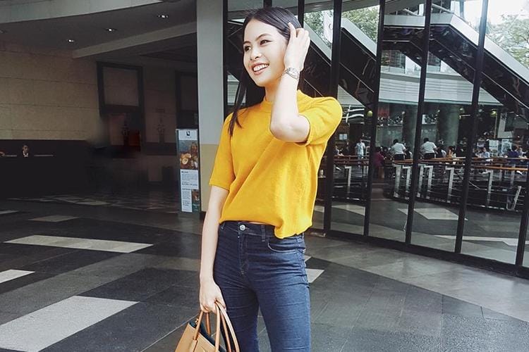 #PopbelaOOTD: Tampil Fresh Kasual seperti Maudy Ayunda