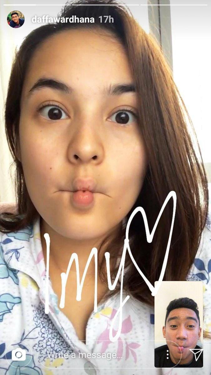 Instagram @daffawardhana