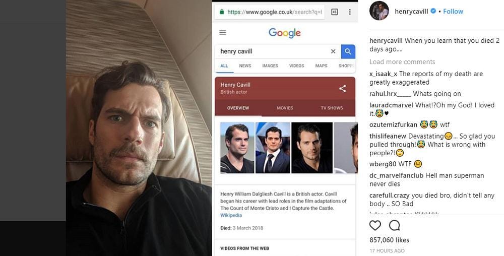 instagram.com/henrycavill