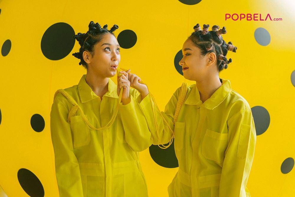 Model: Salma & Salwa, Photographer: Andre Wiredja, Makeup & Hair: Engelina Wibowo & Meiskhe, Stylist: Rama Dicandra, Location: Museum MACAN