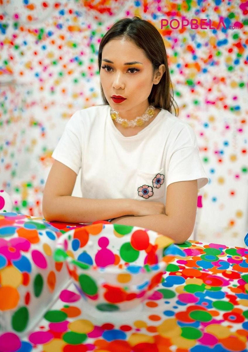 Photographer: Gregorius Gery Location: Museum Macan - Obliteration Room Talent: Ayla Dimitri Fashion Editor: Michael Richards MUA: Kay Mori