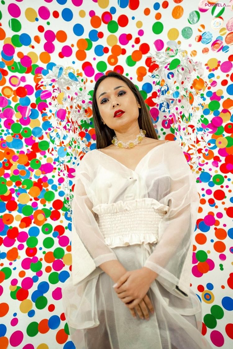 Photographer: Gregorius Gery, Location: Museum Macan - Obliteration Room, Talent: Ayla Dimitri, Fashion Editor: Michael Richards, MUA: Kay Mori