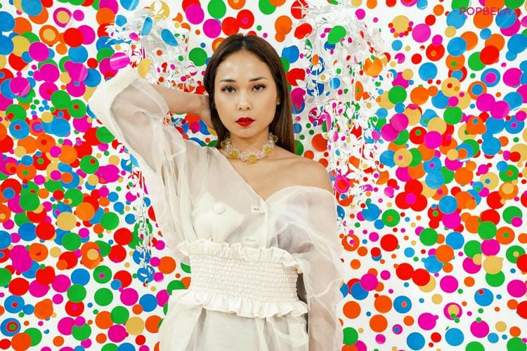 Photographer: Gregorius Gery, Location: Museum Macan - Obliteration Room, Talent: Ayla Dimitri, Fashion Editor: Michael Richards, MUA: Kay Mori