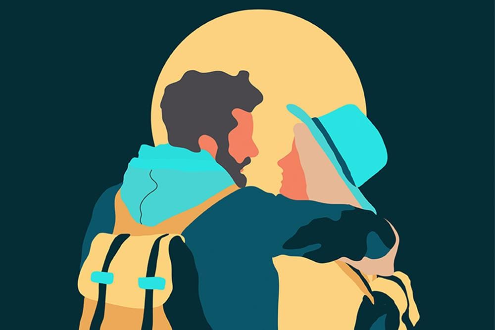 10 Ilustrasi Ini Gambarkan Manisnya Pacaran sama Sahabat Masa Kecil