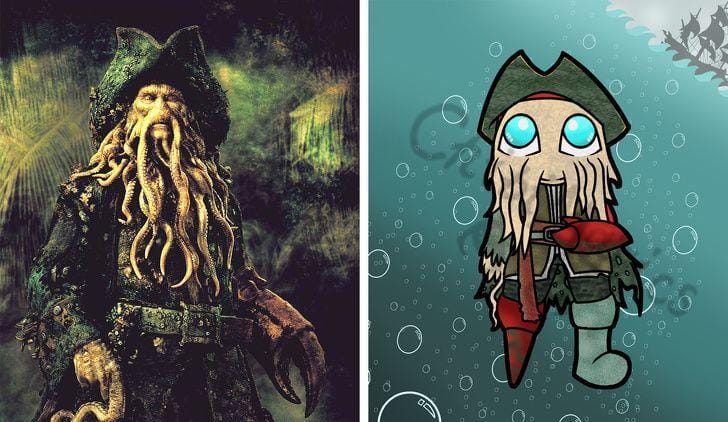 © Pirates of the Caribbean / Disney © Chibi Magics / facebook