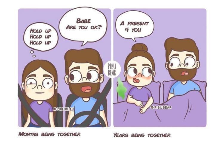 9 Ilustrasi Ini Gambarkan Momen Lucu Perempuan di Depan Suami