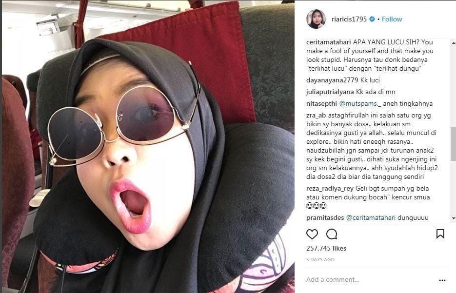 Instagram.com/riaricis1795