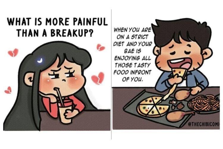 9 Ilustrasi Lucu Rasanya Pacaran Sama Laki-Laki yang Jahil dan Humoris