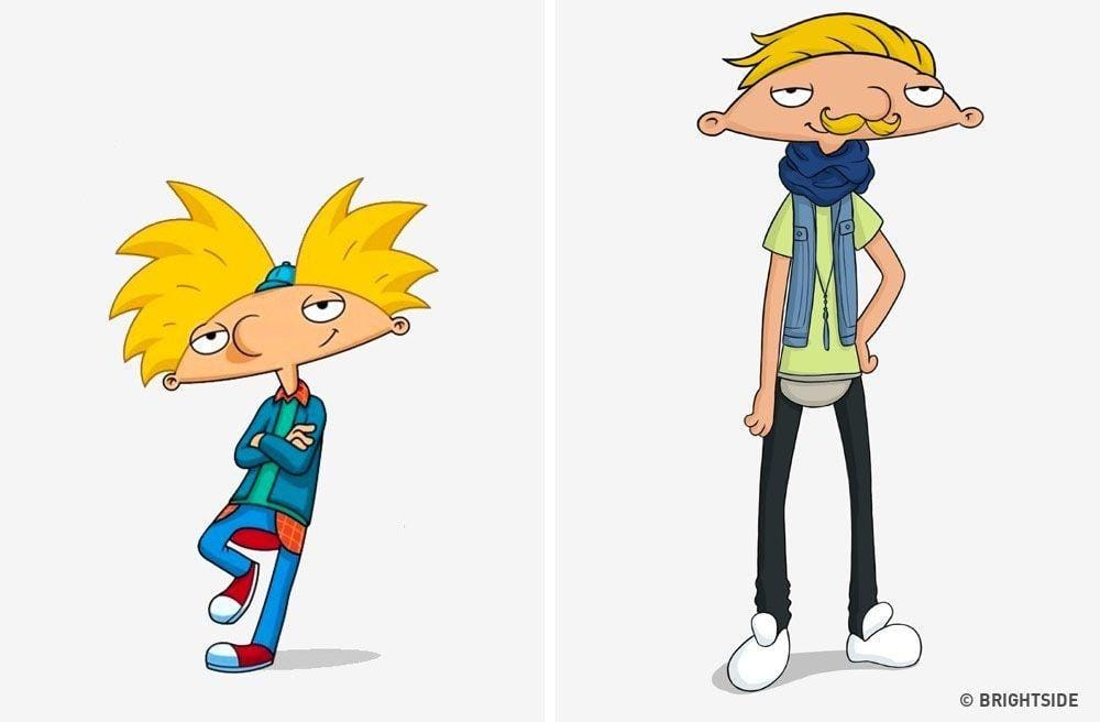 Hey Arnold!/Nickelodeon/www.brightside.me