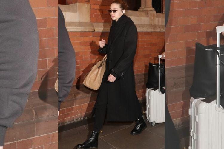 Tiru Gaya Gigi Hadid Pakai Sepatu Dr. Martens