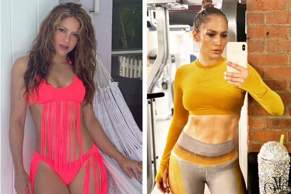 instagram.com/shakira , instagram.com/jlo
