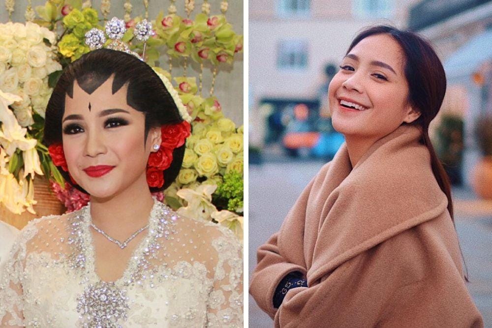 Begini Perbandingan Riasan Seleb Ketika Menikah vs Sekarang