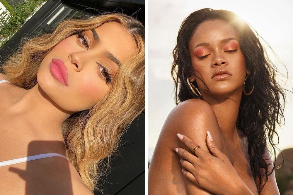 instagram.com/kyliejenner , instagram.com/badgalriri