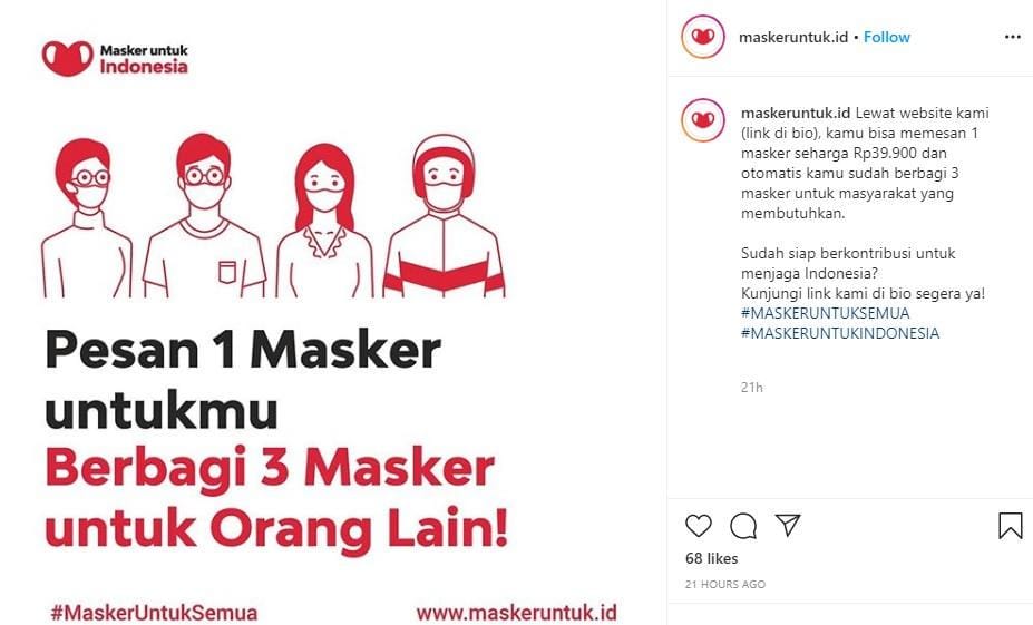 Instagram.com/maskeruntuk.id