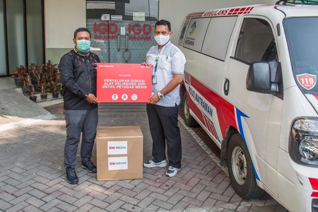 IDN Foundation Mulai Salurkan Donasi untuk Pembelian APD Tenaga Medis