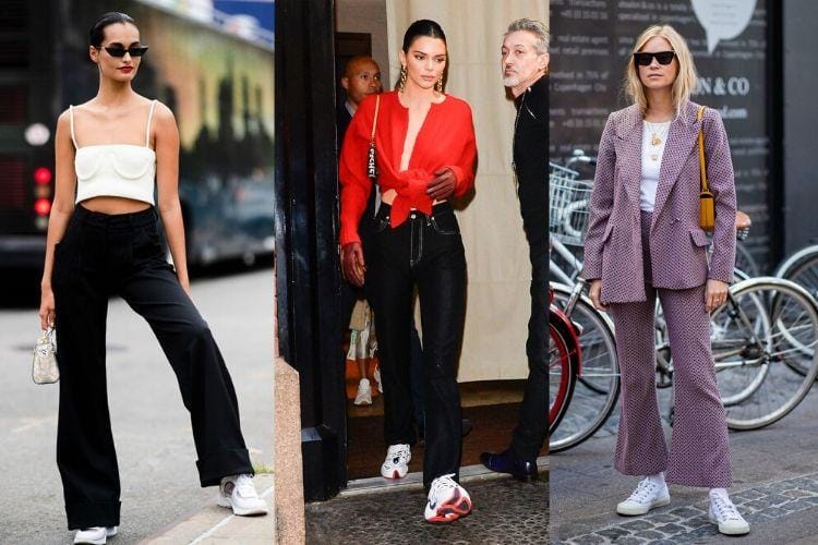 Kencan hingga ke Kantor, Ini Tips Mix & Match Pakai Sneakers Putih