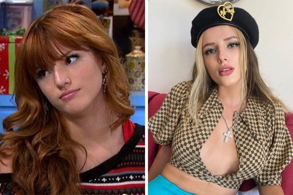 mirror.co.uk , instagram.com/bellathorne