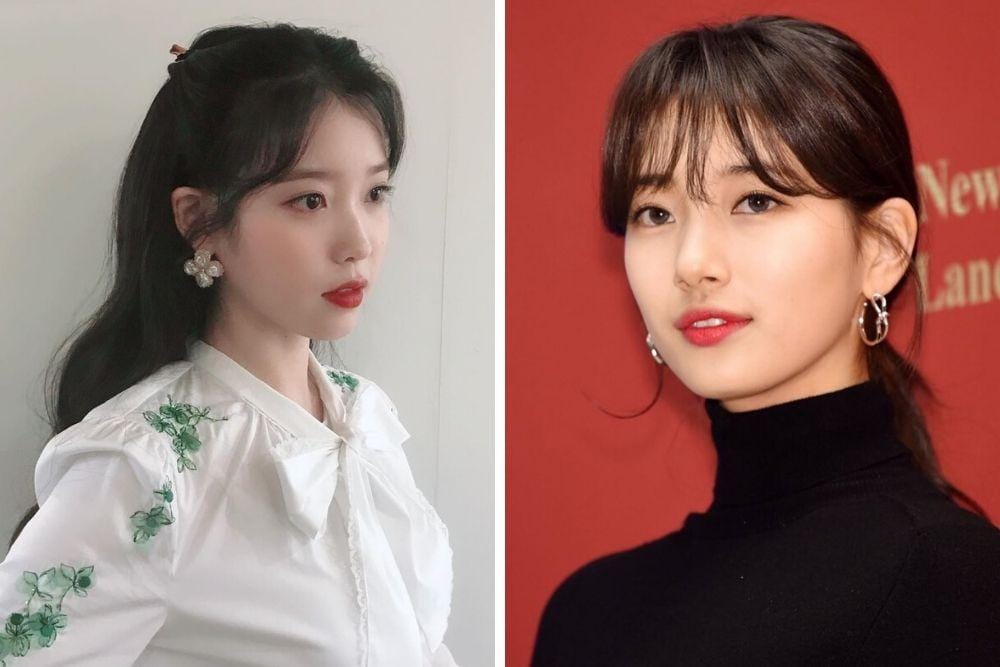 Sedang Berada di Puncak Popularitas, Ini Adu Riasan IU vs Bae Suzy