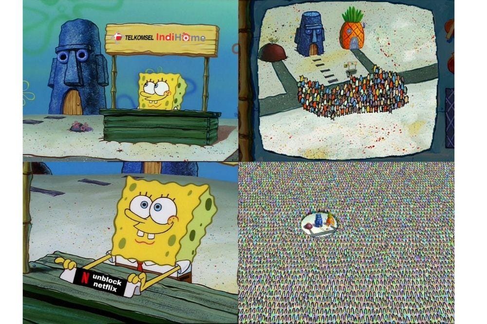 Kocak! Ini 7 Meme Lucu Pengguna Indihome Setelah Bisa Nonton Netflix