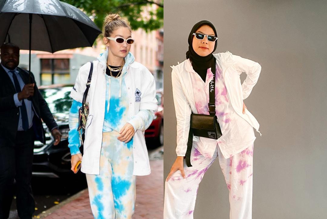Steal The Look: Gaya Tie-dye ala Gigi Hadid
