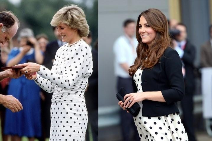 Gaya Putri Diana dan Kate Middleton yang Ternyata Mirip!