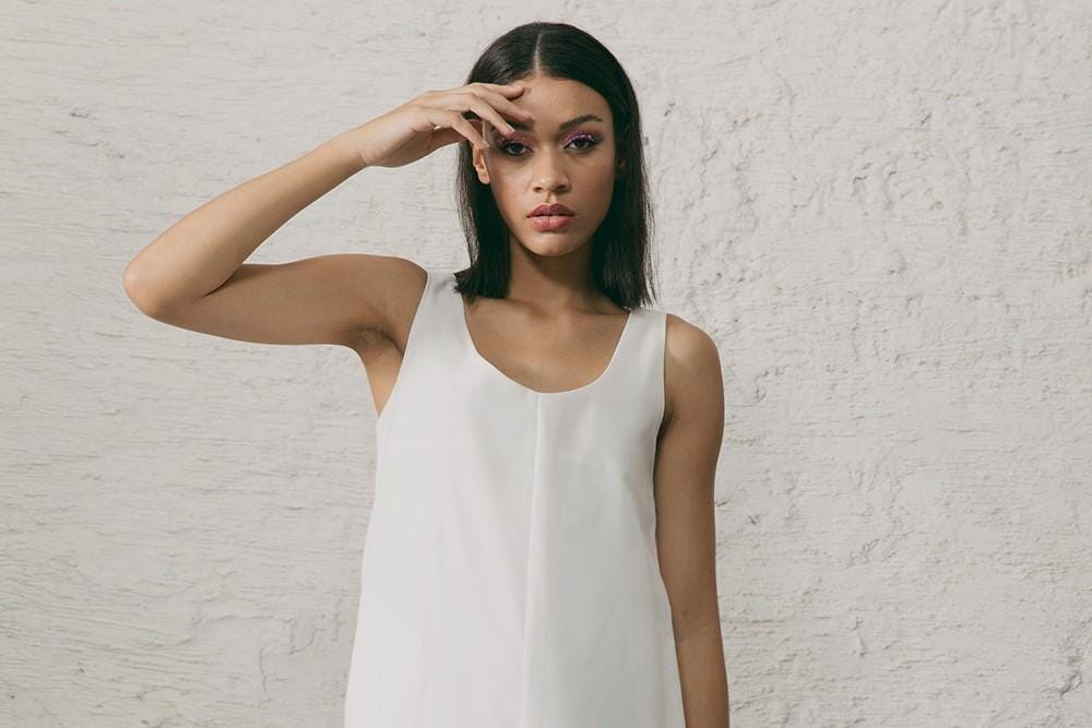 #PopbelaOOTD: OOTD Minimalis Pakai Dress Putih