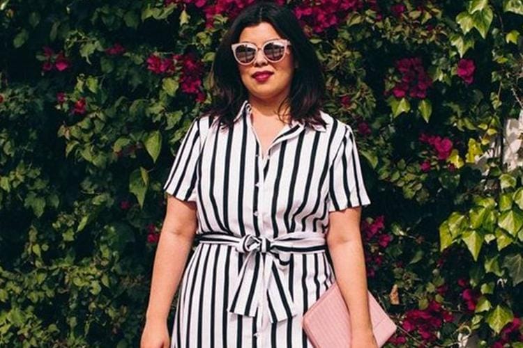 Tips Pakai Motif Garis untuk Pemilik Badan Gemuk