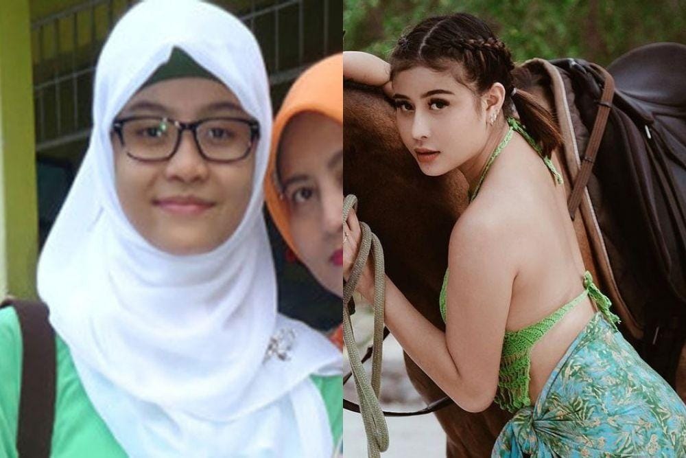 Potret 7 Selebgram Ketika Sekolah vs Kini, Bedanya Kebangetan!