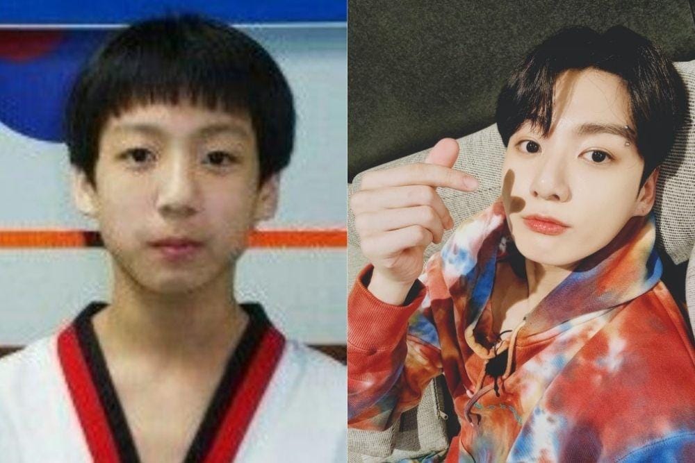 Begini Transformasi Jungkook 'BTS' yang Genap Berusia 24 Tahun
