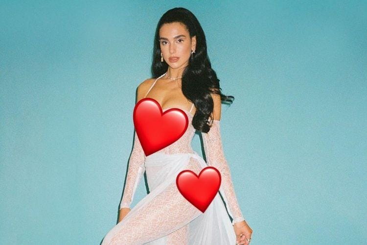 Pakai Baju Tipis Menerawang, Gaya Dua Lipa Kelewat Seksi