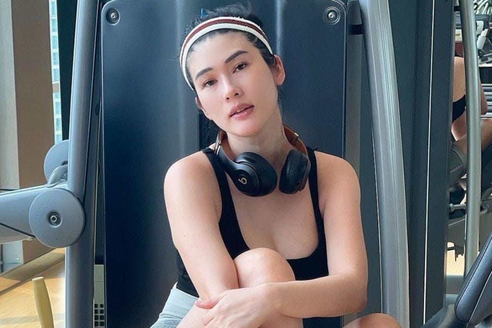 Begini Potret Seksi Stevie Agnecya Ketika Olahraga