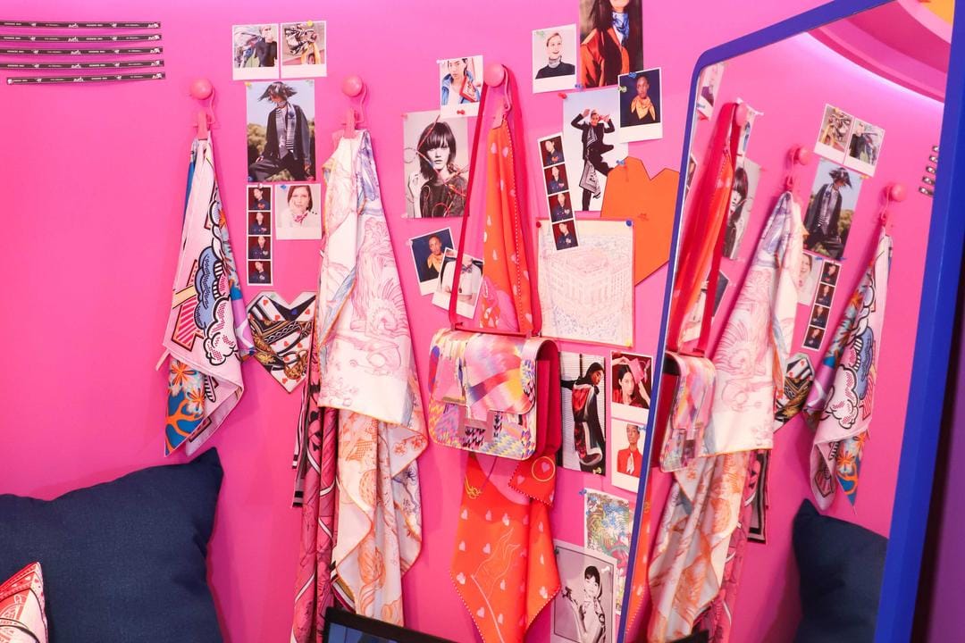 Hermès Pink Room, Pop-up Gemas di Butik Hermès Pacific Place