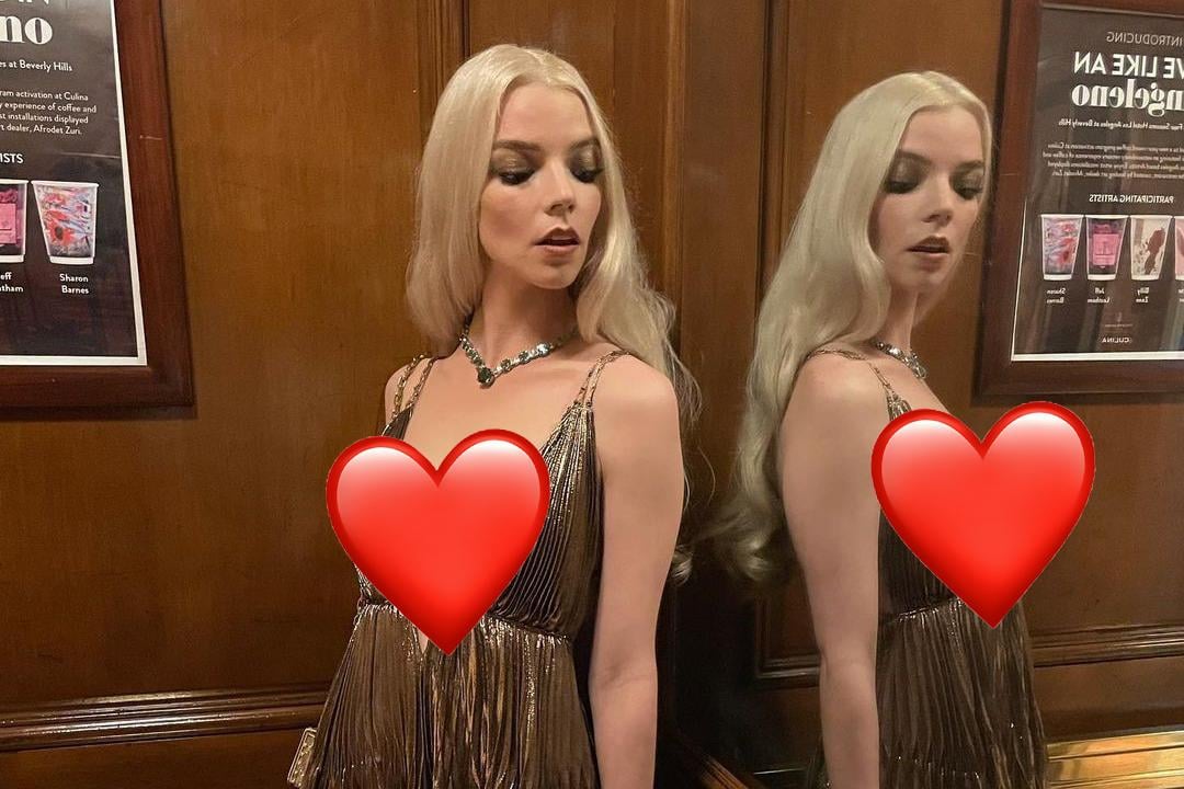 Terlalu Terbuka, Dress Anya Taylor-Joy Nyaris Ekspos Area Dada