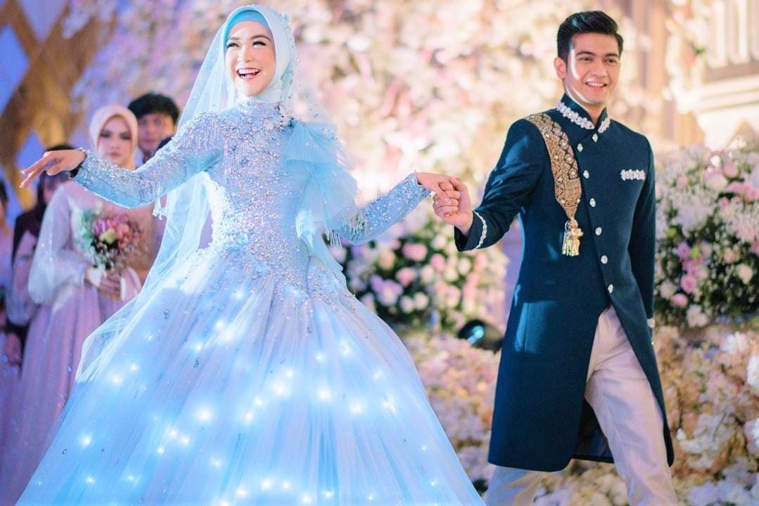 12 Gaun Pernikahan Seleb Indonesia Paling Mewah di Tahun 2021