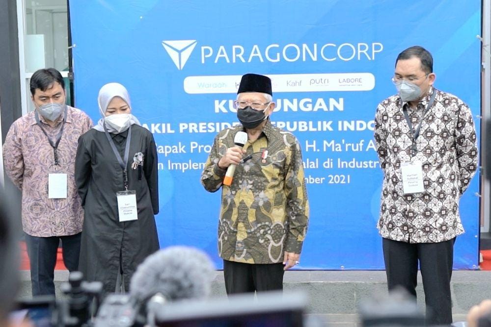 Wapres RI Mendukung Paragon dalam Implementasi Industri Halal