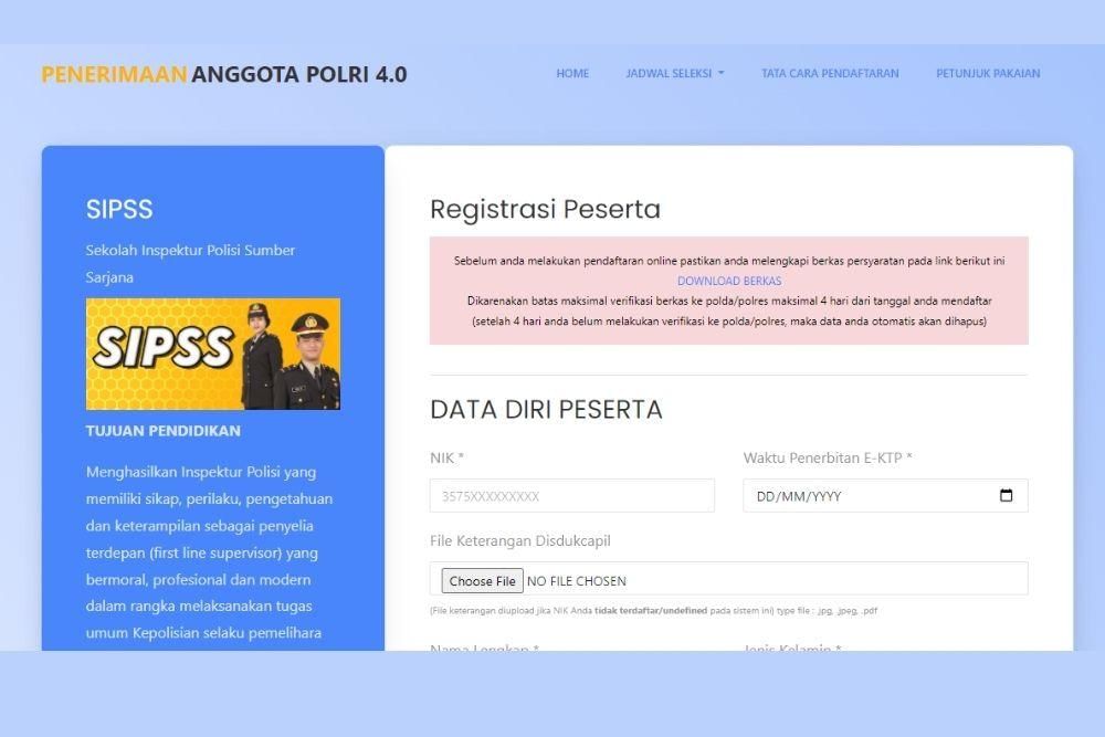 penerimaan.polri.go.id