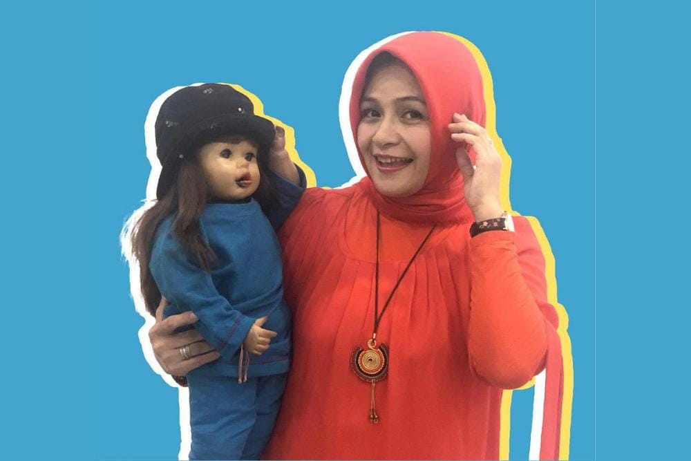 Iklannya Jadi Trending, ini Profil Ria Enes dan Boneka Suzan