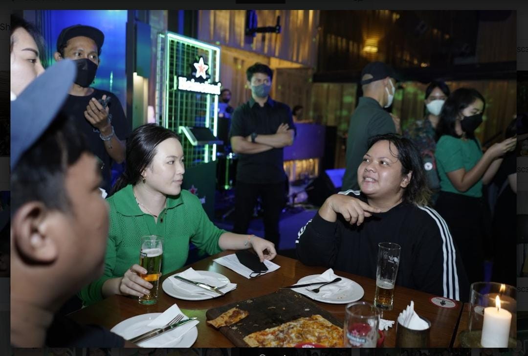 Keseruan diskusi dalam sesi speed networking di Heineken® Sip & Sync