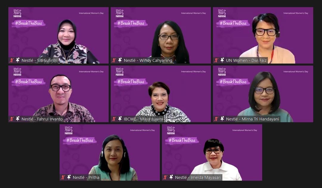 Nestlé Indonesia Tutup Maret dengan Webinar #BreaktheBias