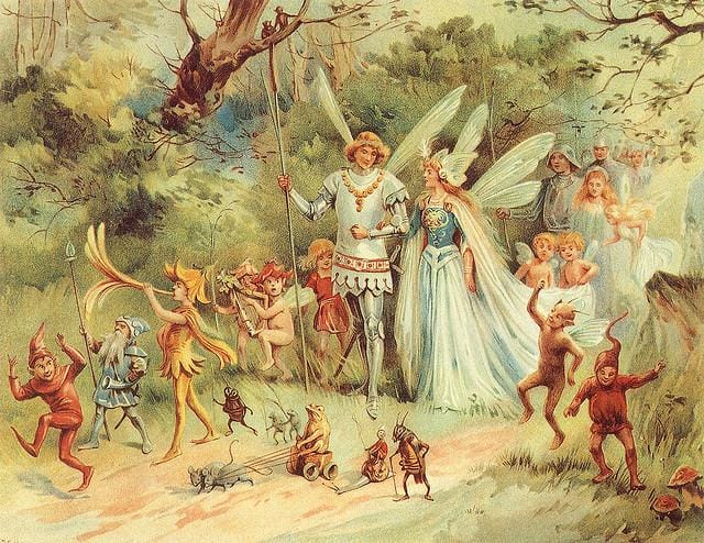 Fairy King and Queen (1910), artist unknown (wikimedia.org)