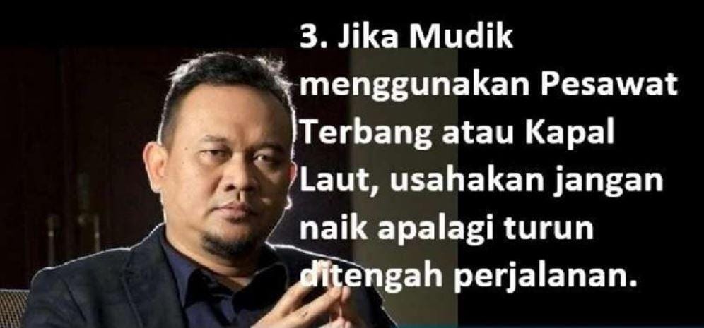 Tips mudik Cak Lontong