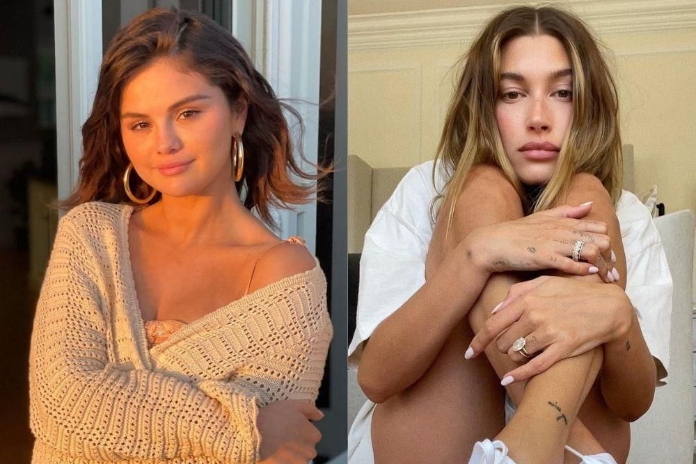 instagram.com/selenagomez, instagram.com/haileybieber