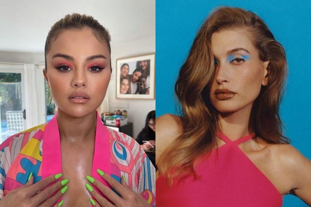 instagram.com/selenagomez, instagram.com/haileybieber